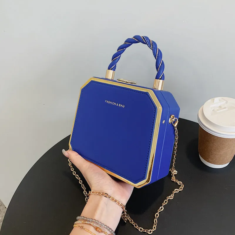 Women's Mini Shoulder Cosmetic Hard Shell Stereotyped Bag