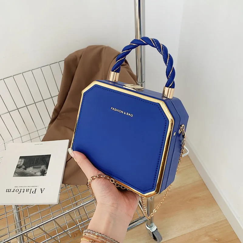 Women's Mini Shoulder Cosmetic Hard Shell Stereotyped Bag