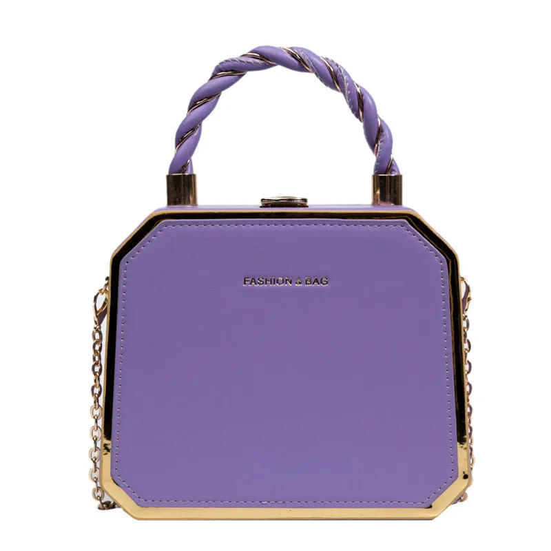 Women's Mini Shoulder Cosmetic Hard Shell Stereotyped Bag