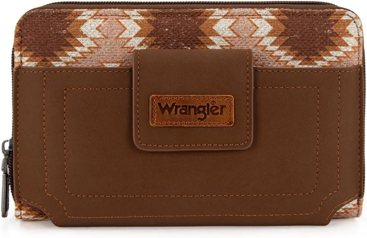 Wrangler Small Crossbody Bag for Women RFID Blocking Wallet Shoulder Purse Handbags with Credit Card Slots